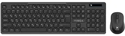 Комплект (Клавіатура та миша) Vinga KBSW-100 Wireless Black (KBSW-100)