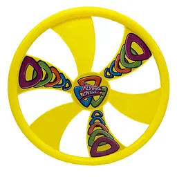 Дитяча літаюча тарілка "Фрісбі" Bambi MR 0103 (Yellow)