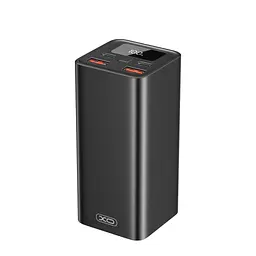 Зовнішній акумулятор для ноутбуків XO PB97 65w 20000 mah чорний - мініатюра 2