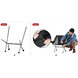 Крісло складане Naturehike Stellaluna L04 CNK2450JJ015 коричневий - мініатюра 3