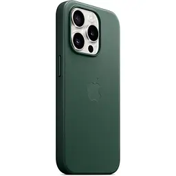 Чохол Apple FineWoven Case with MagSafe для iPhone 15 Pro Evergreen (MT4U3ZM/A) [92958] - мініатюра 2