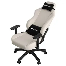 Ігрове крісло Anda Seat Luna Size L Ivory Fabric (AD18-44-I-F) - мініатюра 3
