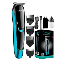 Триммер VGR V-183, 4 насадки, аккумулятор 500 mAh, Black