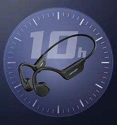 Навушники Langsdom водонепроникні кісткові для плавання BE-17 Pro з вбудованою памʼяттю 32 ГБ MP3 плеєром Bluetooth 5.4 Білий - мініатюра 7