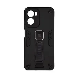 Чехол для Motorola G05/E15, Proover, черный, с подставкой и магнитом, противоударный, ударопрочный, бронированный, панель-накладка, защита всего корпуса, термополиуретан (TPU) + поликарбонат (PC), ArmorStandart (ARM85746)