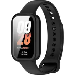 Чохол-накладка DK для Xiaomi Redmi Smart Band 2 Silicone Face Case (017304) (black)
