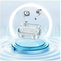 Навушники бездротові Hoco EW55 Trendy BT Gaming Headset сріблясті 6942007605229 - мініатюра 2