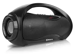 Портативна колонка 2.0 X-713 Black, 2x6 Вт, пластиковий корпус, Bluetooth REAL-EL teh0029066 - мініатюра 3