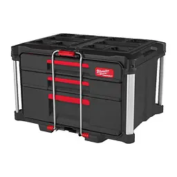 Ящик для інструменту з 2+1 висувними відсіками PACKOUT MILWAUKEE DRAWER BOX 560x410x363 мм