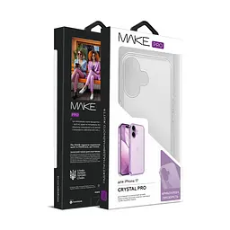 Чохол MAKE Apple iPhone 17 Crystal Pro