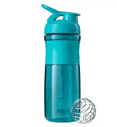 Шейкер спортивний BlenderBottle SportMixer Flip 28oz/820 мл Teal (SM 28oz Teal) - мініатюра 1