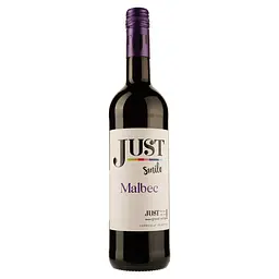 Вино Just Malbec Vegan, червоне, сухе, 0,75 л