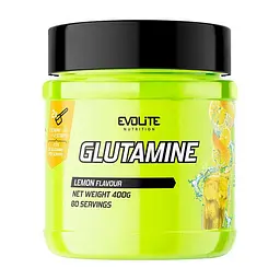 Амінокислота Evolite Nutrition Glutamine, 400 грам - Лимон