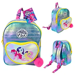 Детский рюкзак Kids hits My Little Pony с голографическим эффектом и помпоном (KH80/002L)