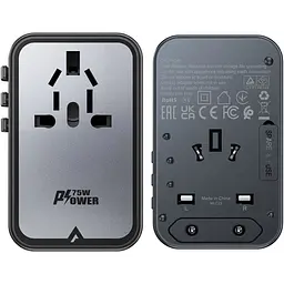 Зарядний пристрій Acefast 5xUSB 75W (3xUSB-C + 2xUSB-A) Gan Z1 Fast Charger (6974316282495) - мініатюра 6