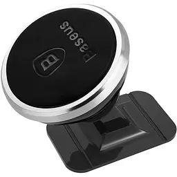 Автомобільний утримувач холдер Baseus 360-degree Rotation Magnetic Paste type SUGENT-NT0S Silver - мініатюра 5