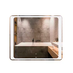 Дзеркало Qtap Leo 800x700 з LED-підсвічуванням QT117814187080W, Білий
