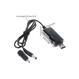 Кабель живлення USB 5V to DC 9V/12V 5.5*2.1/3,5*1,35 mm Dynamode (KWS-912V) - мініатюра 4
