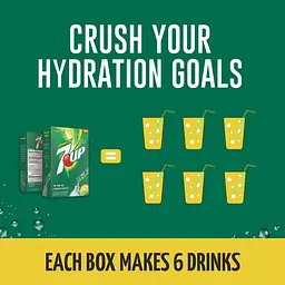 Порошковий напій 7UP Powder Drink Mix Lemon Lime 6 стіків 13.2 г - мініатюра 8
