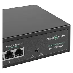 Комутатор мережевий Greenvision GV-015-D-06+2P - мініатюра 5