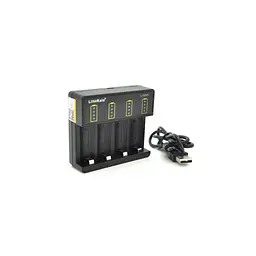 Зарядний пристрій для акумуляторів Liitokala 4 Slots, for Li-ion 3.7V accumulator, supply 5V/2A (Lii-16340)