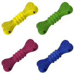Іграшка для собак Croci Panton кістка з натурального каучуку асорті 15×5.4×3 см