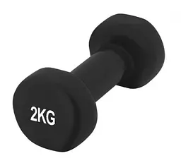 Гантелі вінілові PowerPlay 4125 Achilles 2*2 кг Чорні 2 шт (PP_4125_2kg_2in) - мініатюра 3