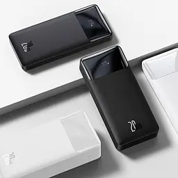 Зовнішній акумулятор Baseus Bipow Overseas 20W 10000mAh Black (PPBD050301/PPDML-L01) [79289] - мініатюра 5