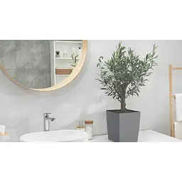 Вазон Plastkon Eliot Stone 25x25 см сірий - мініатюра 5