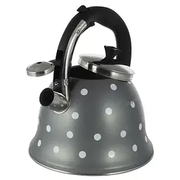 Чайник зі свистком Kamille KM-1099 2,5л сірий