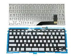 Клавіатура для APPLE A1398 Macbook Pro MC975, MC976(2012) (RU, Small Enter з підсвічуванням) - мініатюра 2