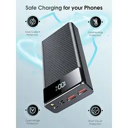 Портативний зарядний пристрій швидка зарядка 46800mAh PD22.5W QC 3.0 - мініатюра 7