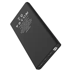 Додаткова батарея Hoco J37 Wisdom (Wireless Charger) (10000mAh) Black - мініатюра 3
