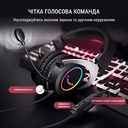 Навушники Fifine RGB чорні (H3) - мініатюра 6