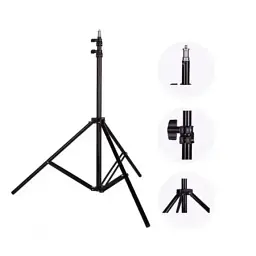 Штатив для кільцевої лампи 210 см tripod тринога стійка - мініатюра 2