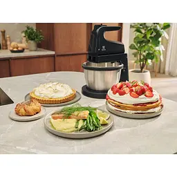 Electrolux Міксер стаціонарний 500Вт, насадки-4, чаша-метал, 3.5л, сірий темний - мініатюра 10