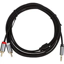 Аудіо кабель Cabletime 3.5мм - 2x RCA, 3 м