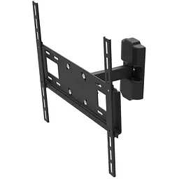 Настінне кріплення LCD/Plasma TV 43-65" Квадо К-256 колір чорний, до 25 кг, VESA:400x400 мм, нахил: -12º ~ +12º, поворот: до 180