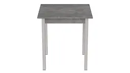 Стіл кухонний Ferrum-decor Дієго 75x80x80 Білий ДСП Бетон 16мм (FRD-105576) - мініатюра 4