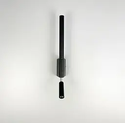 Бра Mantra Torch у чорному кольорі Line F WS 1G BK - мініатюра 2