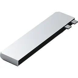 Адаптер Satechi USB-C Pro Hub Slim Silver (ST-HUCPHSS) - мініатюра 3