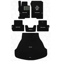 Килимок у багажник EVA для Honda Accord 9 2012-2017 - мініатюра 2