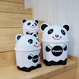 Відро для сміття MBM My Home настільне з кришкою 1.2 л біле (BIN-07 1,2L WHITE) - мініатюра 5