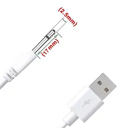 USB зарядний кабель 2.5 мм — універсальний зарядний пристрій - мініатюра 2