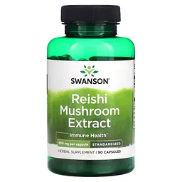 Екстракт Гриба Рейші Reishi Mushroom Extract Standardized 500 мг - 90 капсул