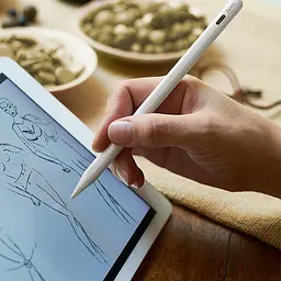 Стилус Hoco GM113 Active capacitice pen for iPad White - мініатюра 3