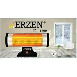 Інфрачервоний кварцовий обігрівач Erzen 1600Вт - мініатюра 2