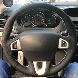 Чохол Обплетення Керма для Renault Megane III / Scenic III 2009-2015 Шкіра (Модельна Викрійка) №49