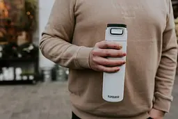 Термопляшка Kambukka Elton Insulated 600 мл сіро-біла (11-03035) - мініатюра 4