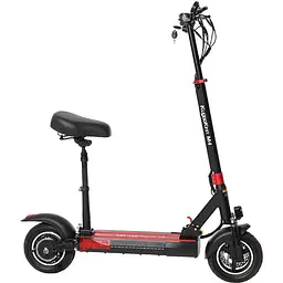 Електросамокат KugooKirin M4 (500W, 48V,11Ah) Чорно-червоний - мініатюра 3